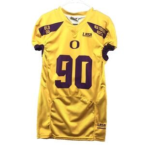 LRSA #90 Wright Short Sleeve Old OG Yellow Jersey Dress Size Small‎ Women